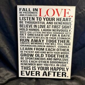 8” Inspirational Wooden Home Decor